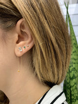 Blue Topaz Stud