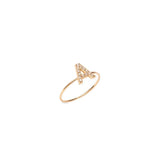 Diamond Initial Ring