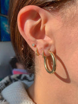 Small Diamond Bezel Stud