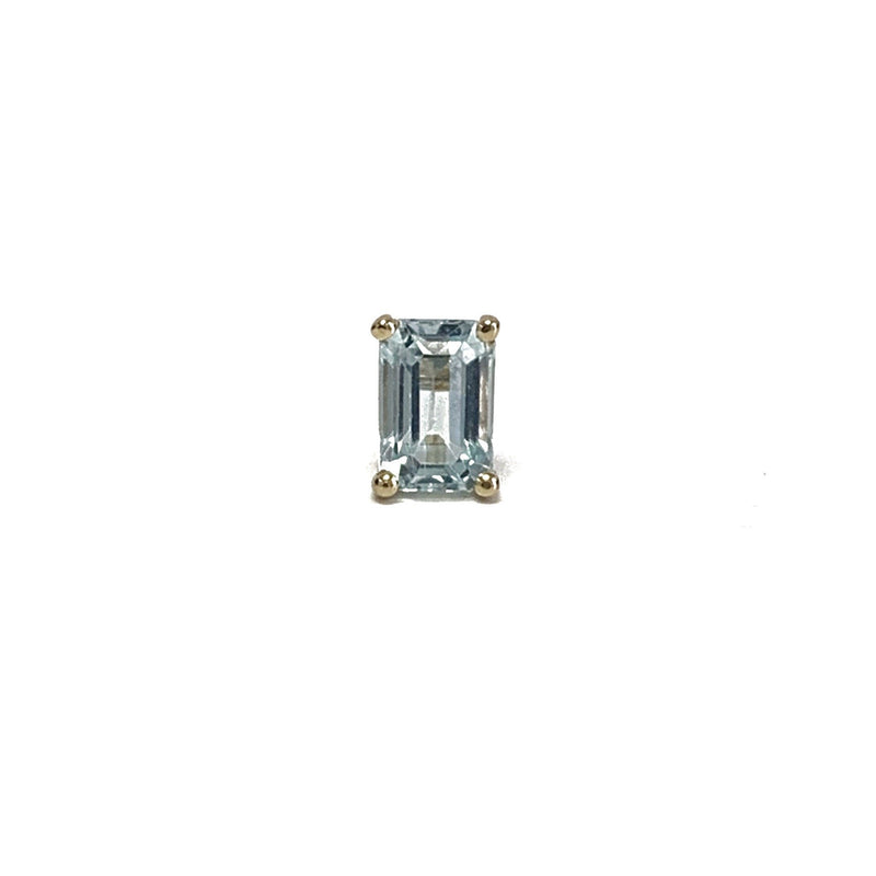Blue Topaz Stud