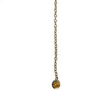 FINAL SALE 14K Gold Birthstone Threader Earring