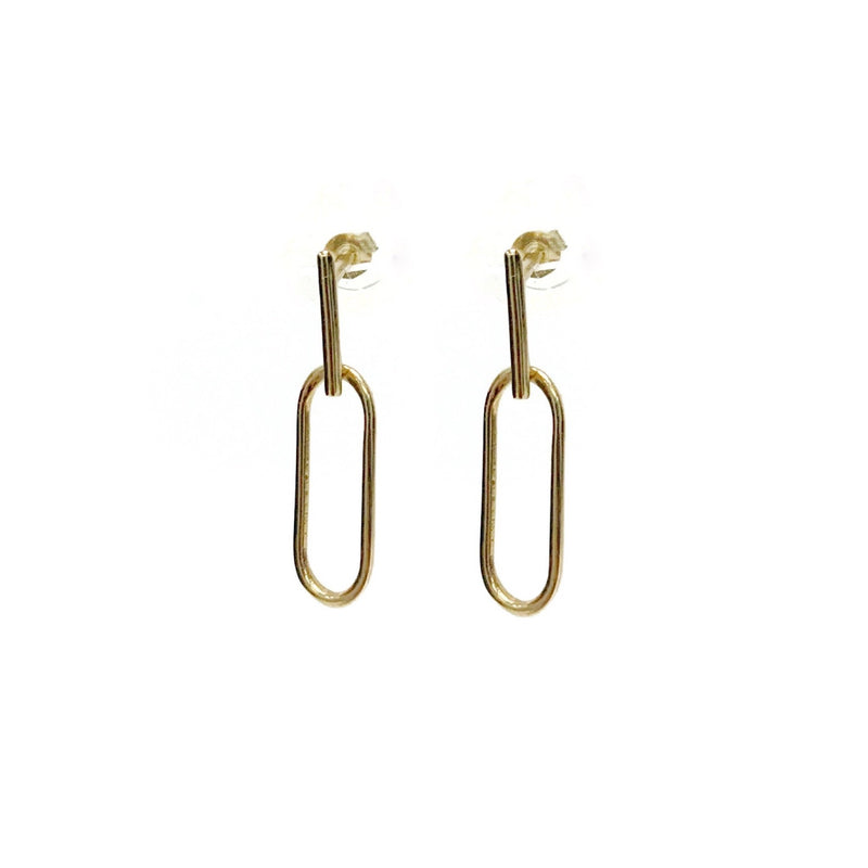 Paper Clip Earrings