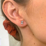 Blue Topaz Stud
